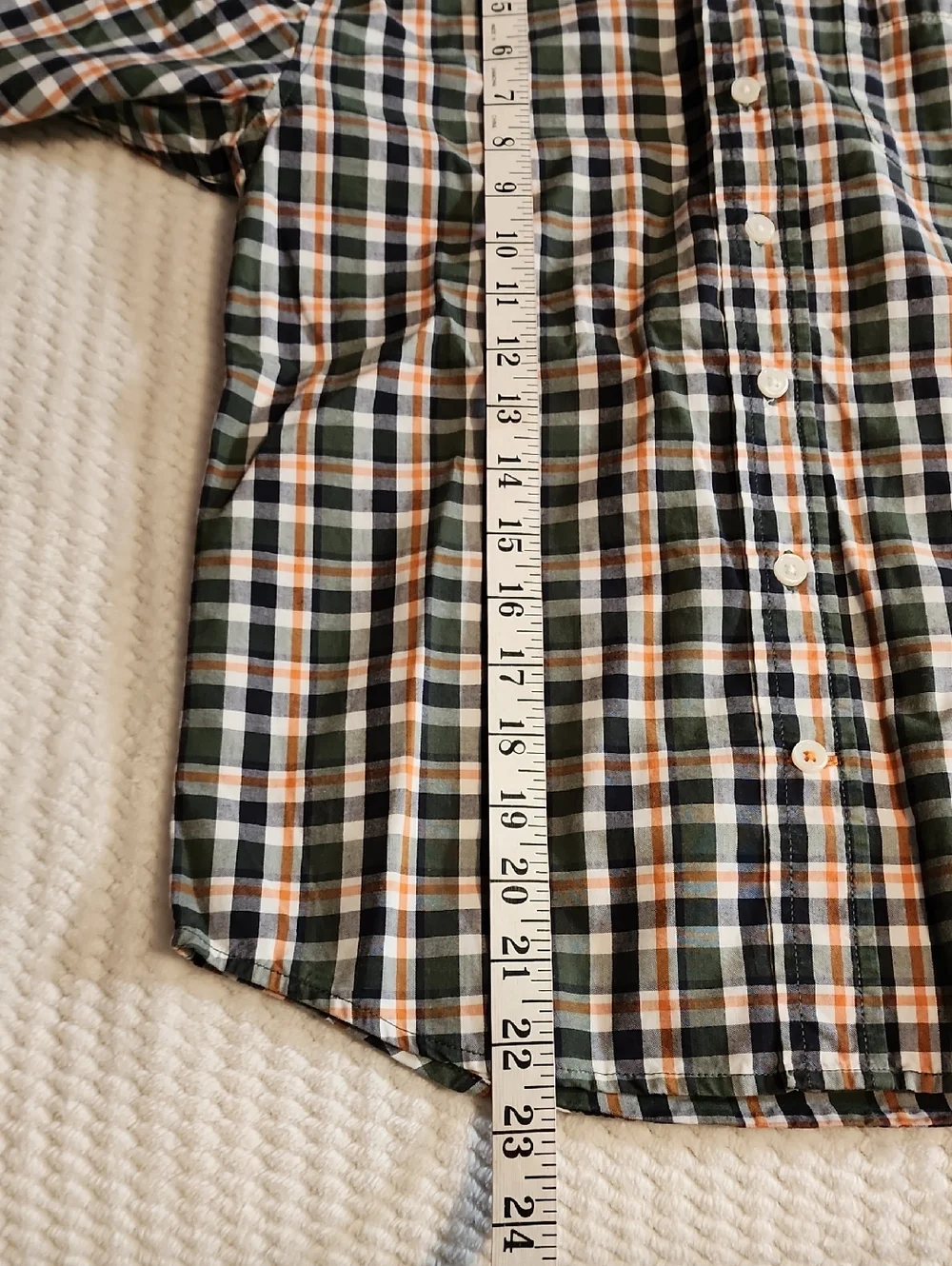 Gymboree Green & Orange Button Down Shirt